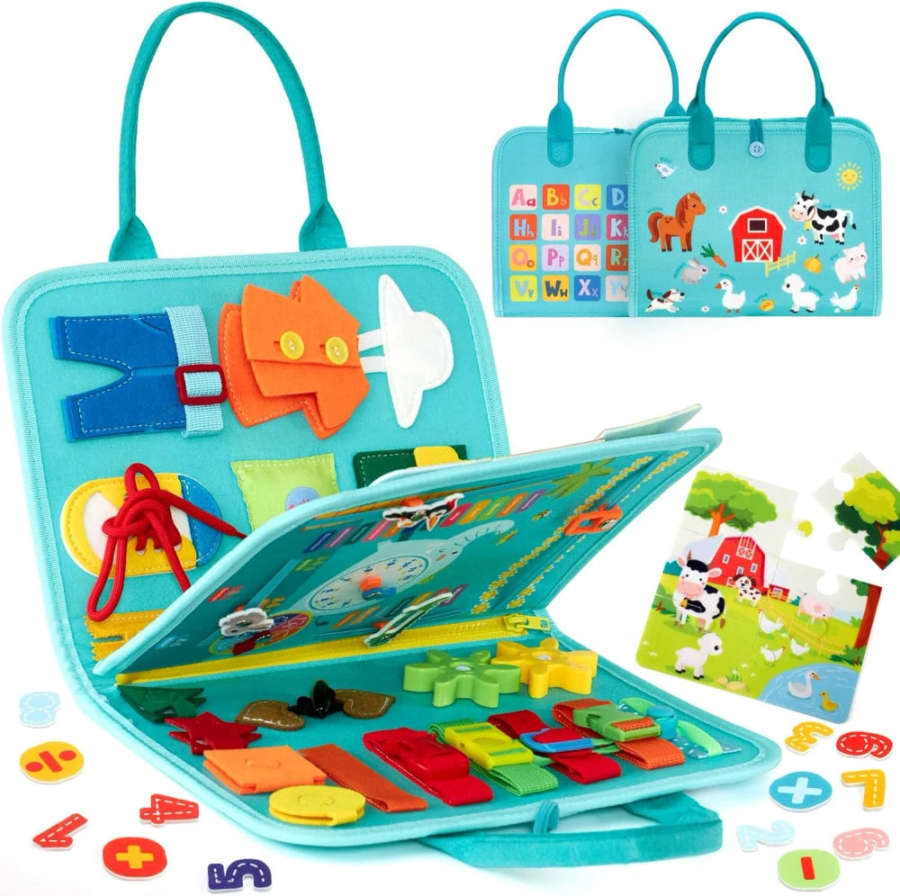Montessori Toddler Busy Book