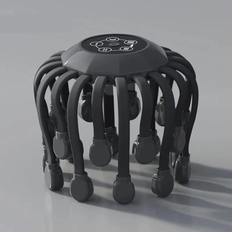 Orange Scalp Head Massager