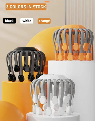 Orange Scalp Head Massager