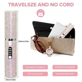 Wireless Hair Straightener Styler Brush