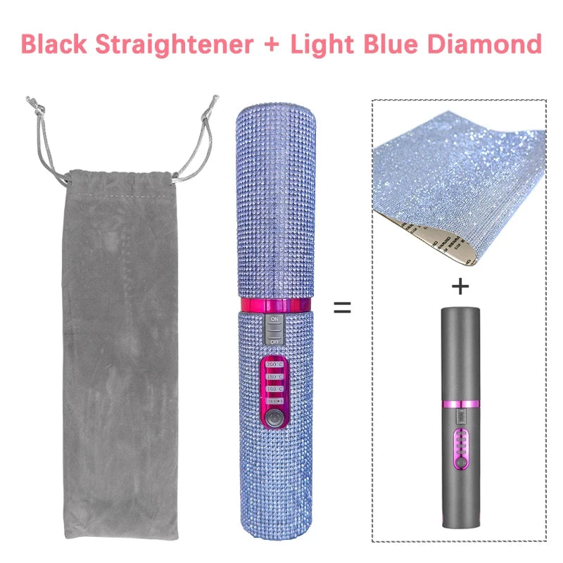 Wireless Hair Straightener Styler Brush