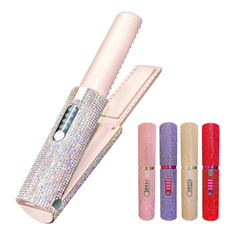 Wireless Hair Straightener Styler Brush