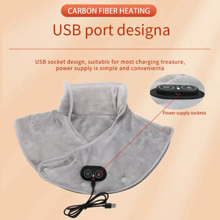 Electric Neck and Shoulder Heated Massager Wrap