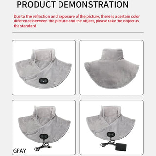 Electric Neck and Shoulder Heated Massager Wrap