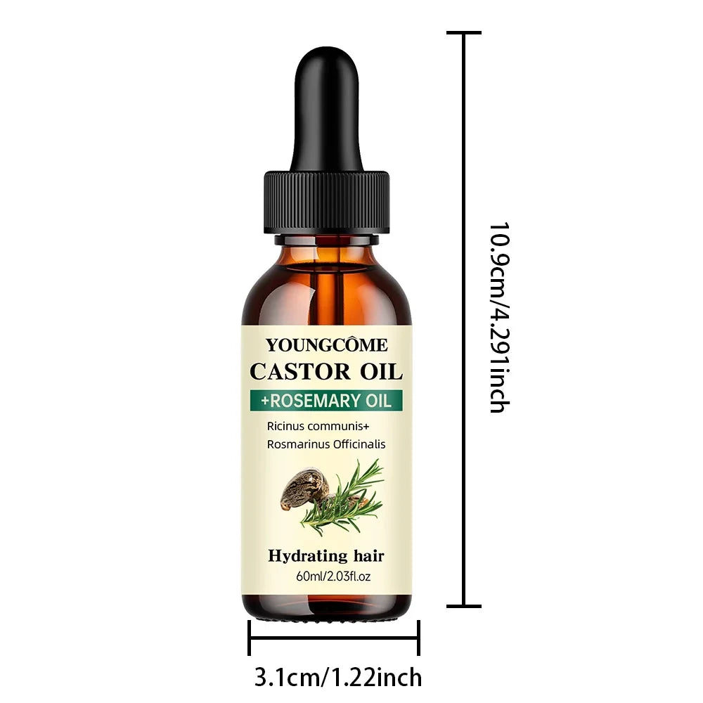 Aceite Capilar de Ricino y Romero