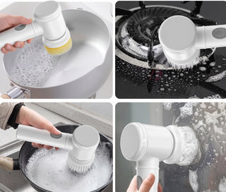 Electric Spin Scrubber – Cordless Power Cleaning Brush for Bathroom & Kitchen  Multipurpose Power Scrubber