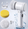 Electric Spin Scrubber – Cordless Power Cleaning Brush for Bathroom & Kitchen  Multipurpose Power Scrubber