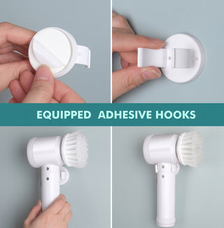 Electric Spin Scrubber – Cordless Power Cleaning Brush for Bathroom & Kitchen  Multipurpose Power Scrubber
