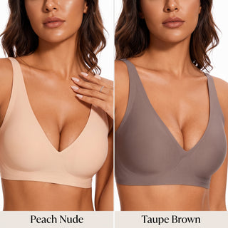 Seamless Wireless Push Up Bra