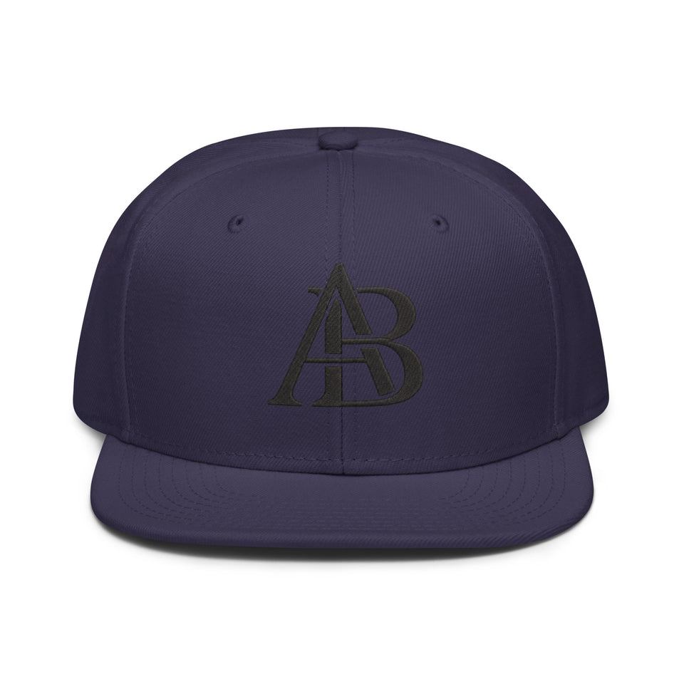 Classic Flat Brim Snapback Hat – Structured 6-Panel Adjustable Cap